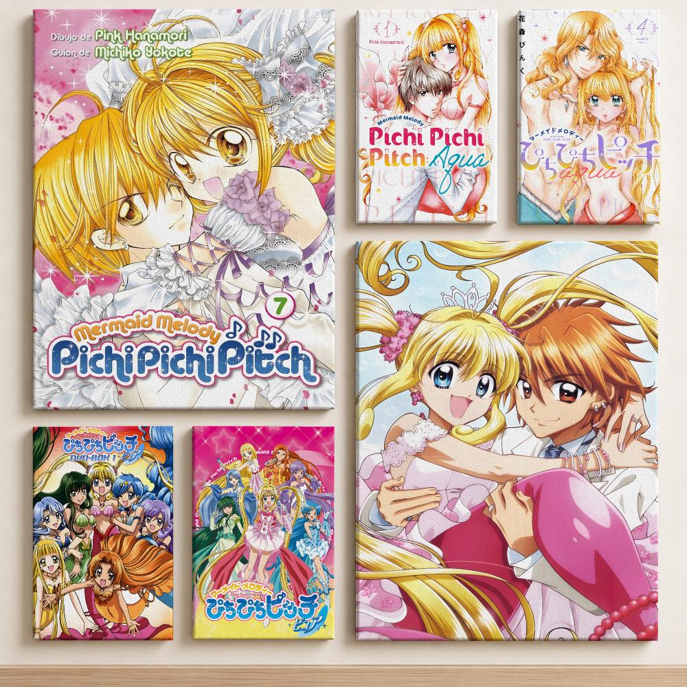 Canvas Wrap Ready - Anime Mermaid M-Melody Pichi Pichi Pitch