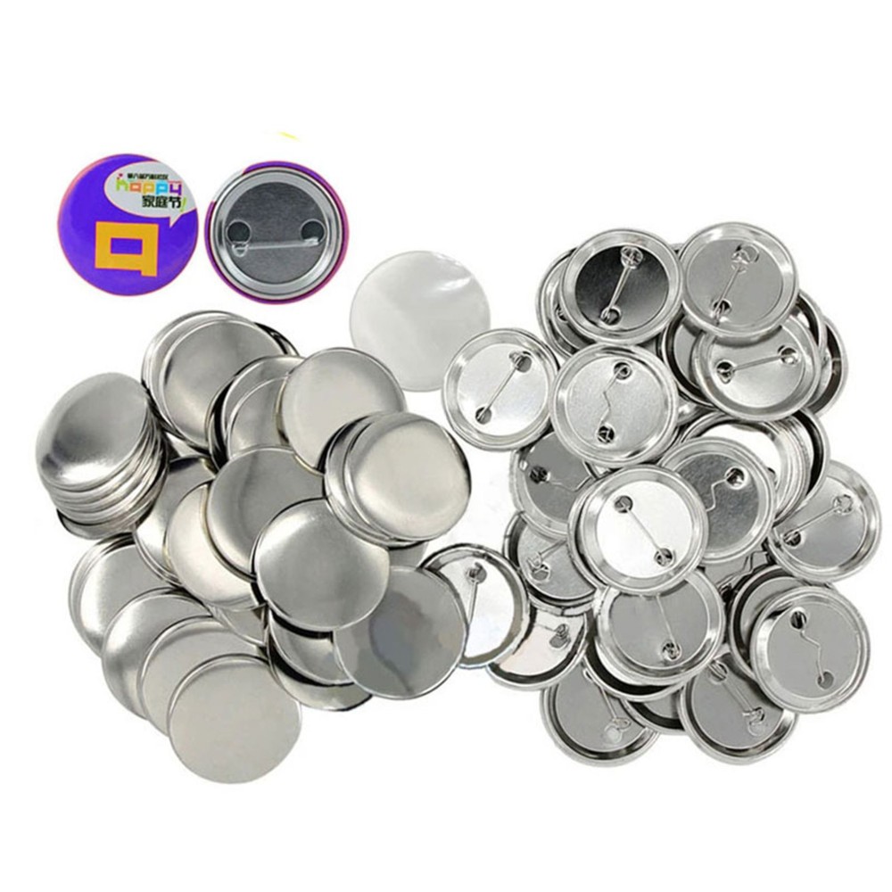 Button Badge Blank - ABGH-Pin Backs Button Pins Tin Badge