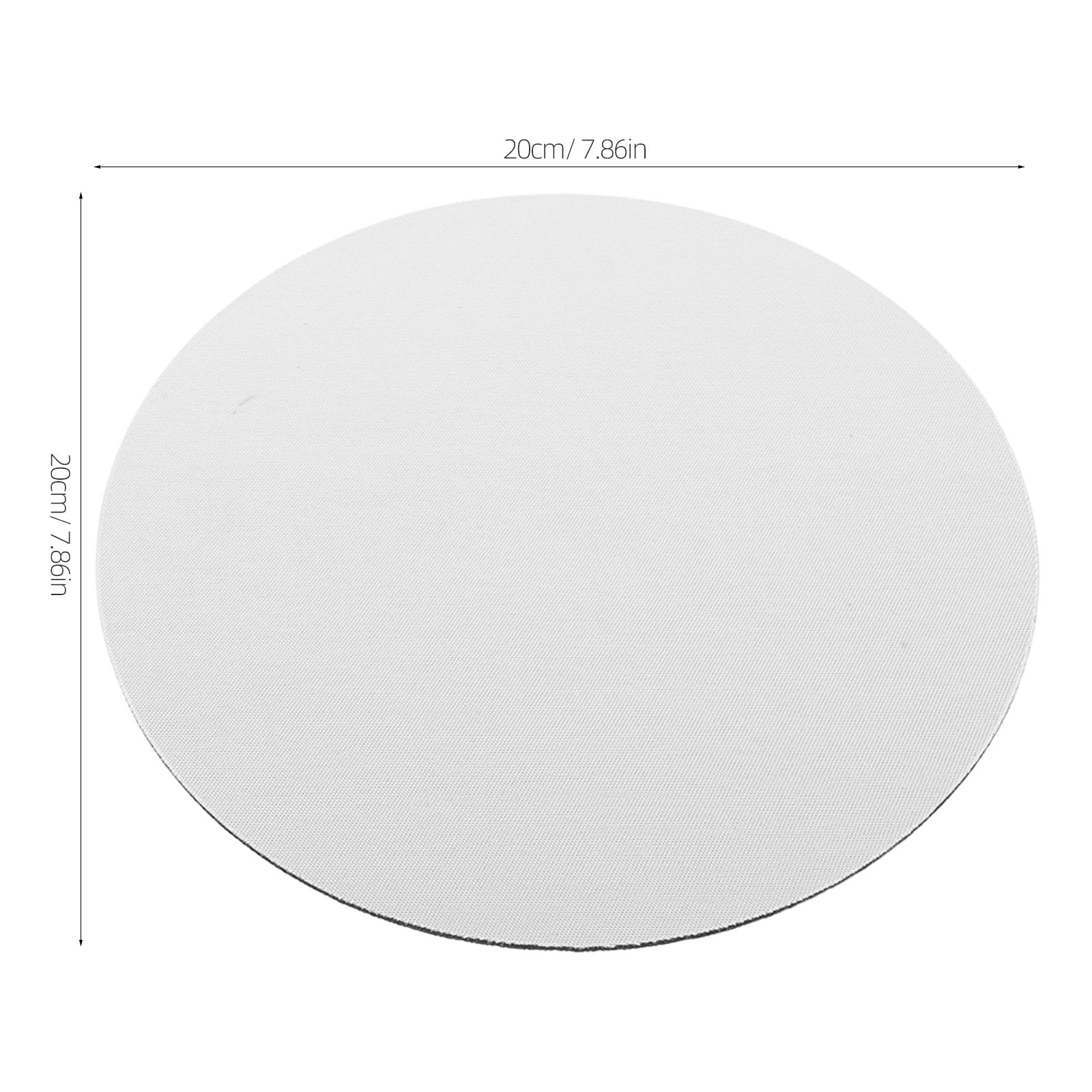 12Pcs White Round Sublimation  - Mouse Pad Blank Sublimation recension och pris