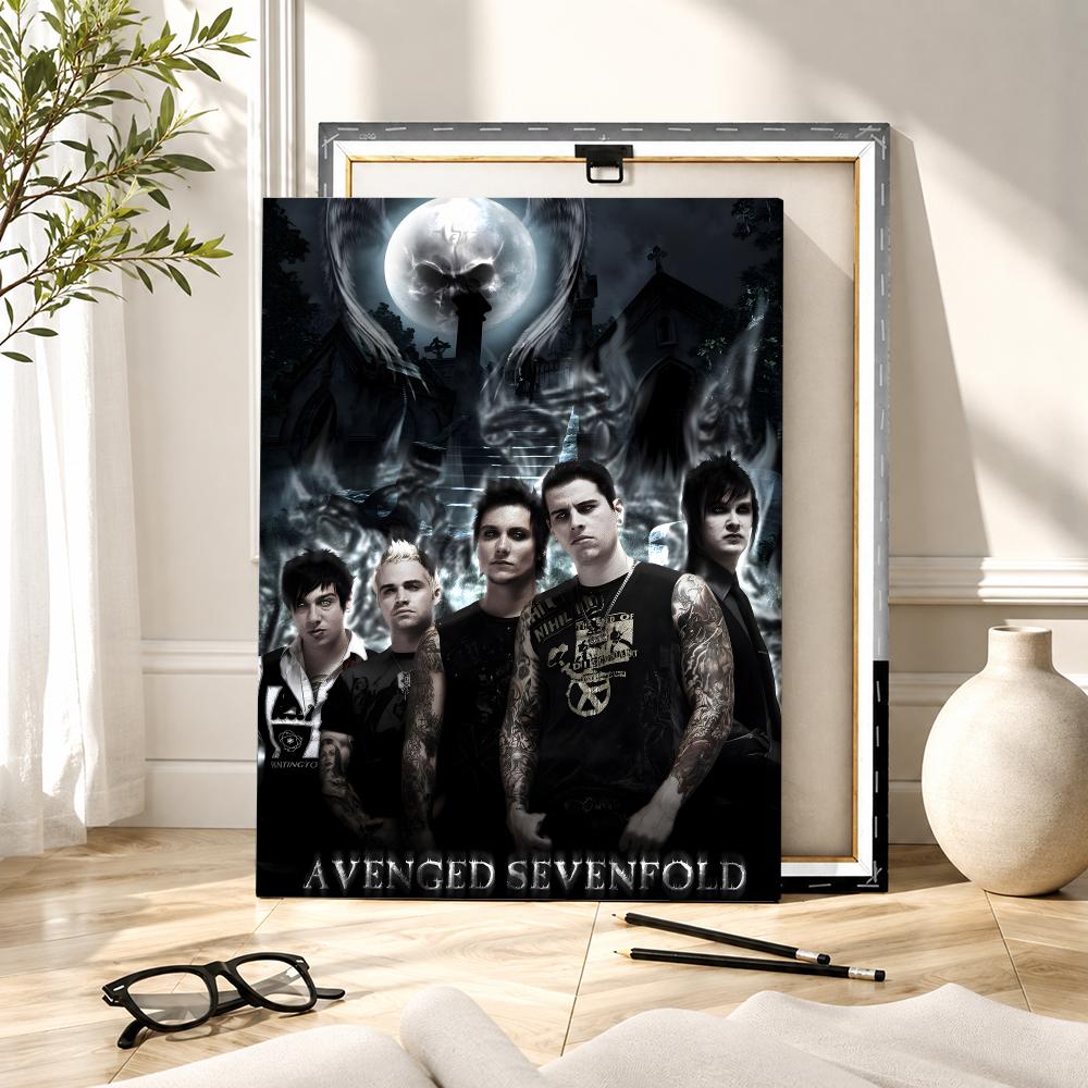 Rock Band A-avenged Sevenfold  - Canvas Wrap Ready recension och pris