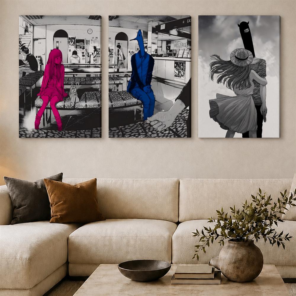 G-Goodnight Punpun Anime Poste - Canvas Wrap Ready recension och pris