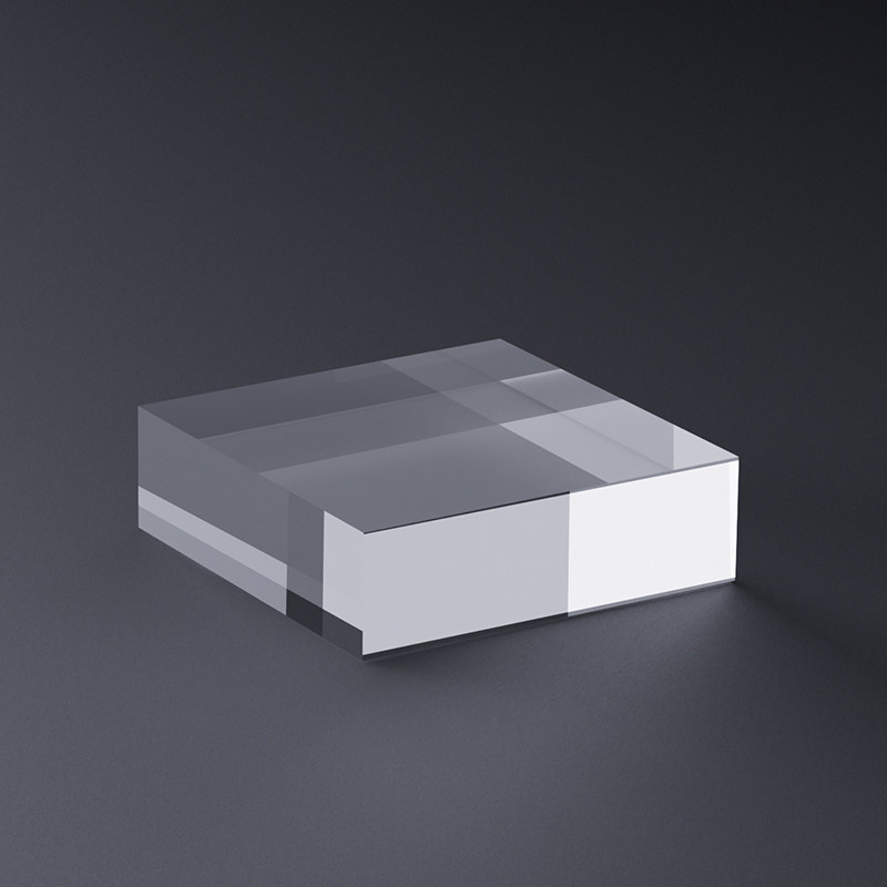 Clear Acrylic Brick Cube Colum - Photo Acrylic Block recension och pris