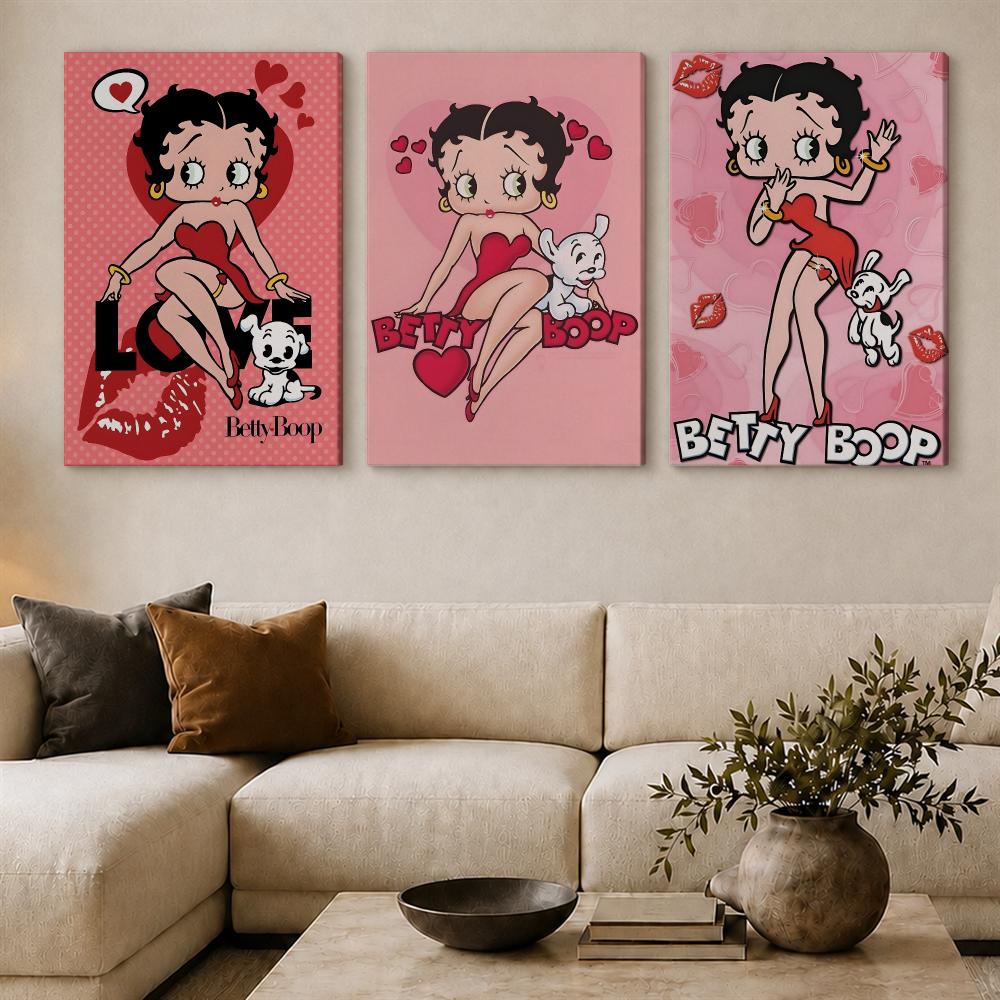 Popular Pretty Cartoon B-Betty - Canvas Wrap Ready recension och pris