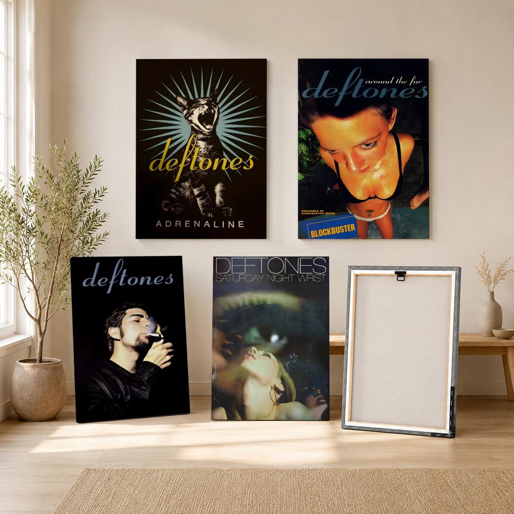 Rock Band D-Deftones Painting  - Canvas Wrap Ready recension och pris