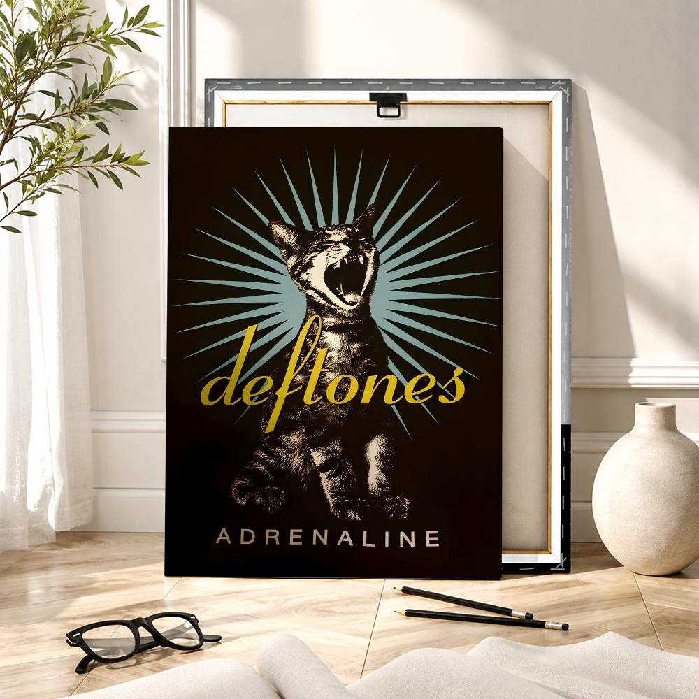 Rock Band D-Deftones Painting  - Canvas Wrap Ready recension och pris