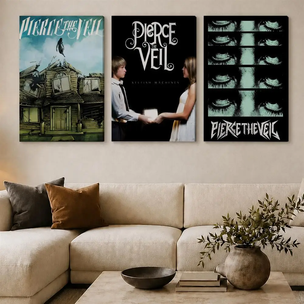 band P-Pierce The Veil Paintin - Canvas Wrap Ready recension och pris
