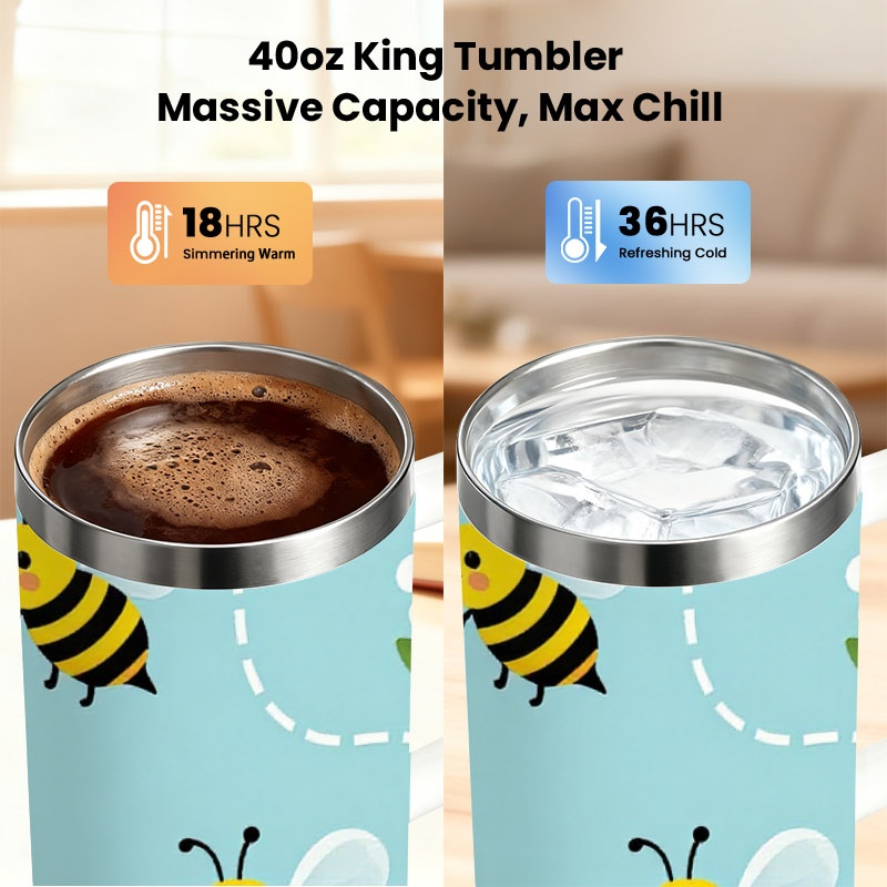 Playful Cartoon Bee And White  - Sublimation Mug White recension och pris