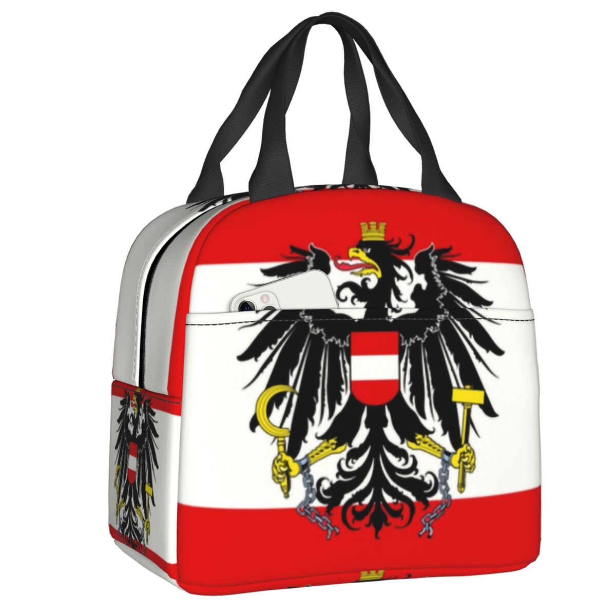 Custom Austrian State Flag Ins - Tote Bag Sublimation recension och pris