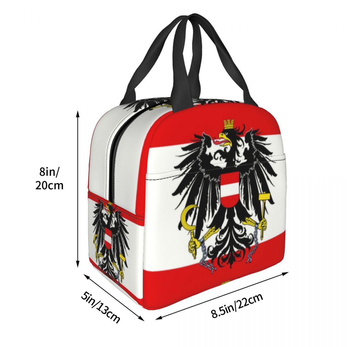 Custom Austrian State Flag Ins - Tote Bag Sublimation recension och pris