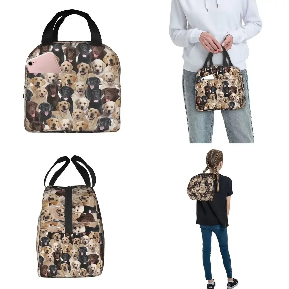 Labrador Cute Dog Insulated Lu - Tote Bag Sublimation recension och pris