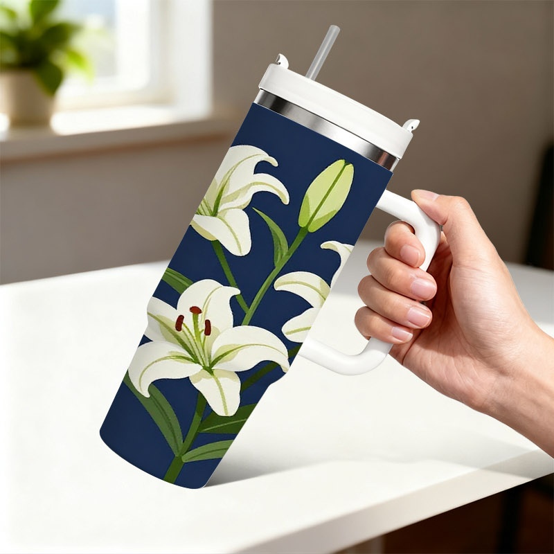 1pc 40oz Water Suitable for &  - Sublimation Mug White recension och pris