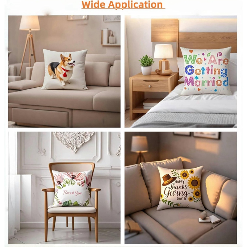 6pcs Sublimation Blanks Pillow - Pillow Cover Sublimation recension och pris