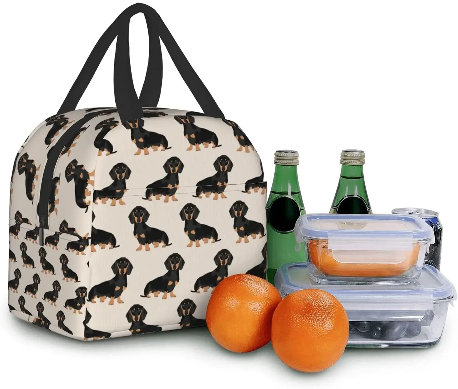 Dachshund Dogs Insulated Lunch - Tote Bag Sublimation recension och pris