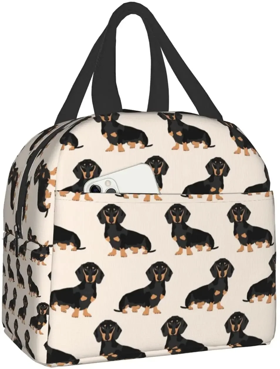 Dachshund Dogs Insulated Lunch - Tote Bag Sublimation recension och pris