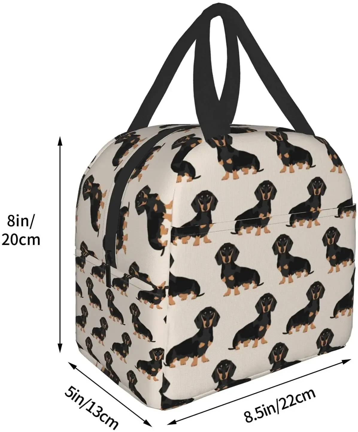 Dachshund Dogs Insulated Lunch - Tote Bag Sublimation recension och pris
