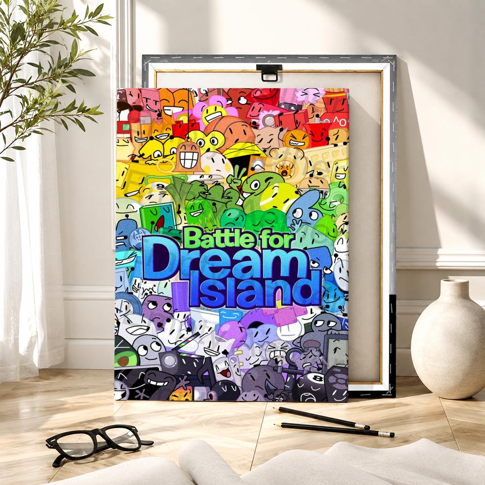 Bfdi B-Battle For Dream Island - Canvas Wrap Ready recension och pris