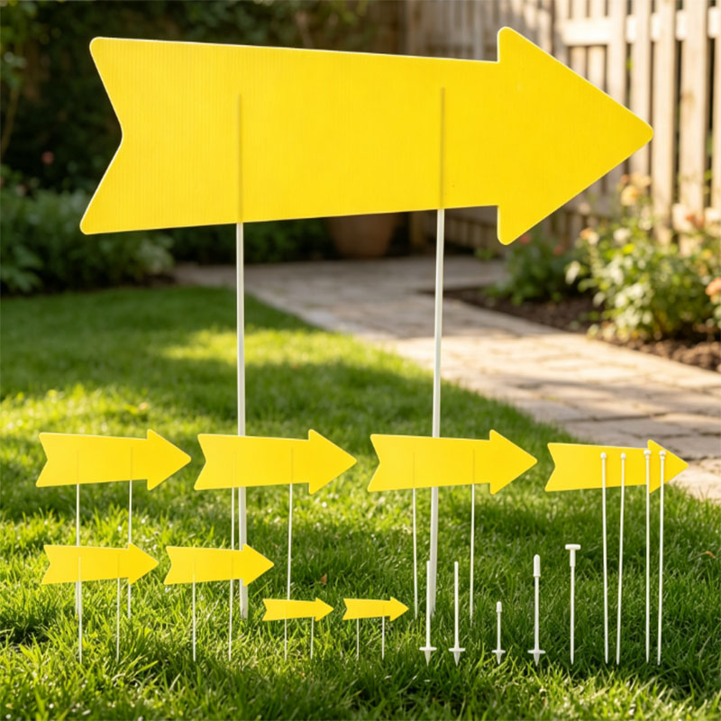 10pcs Arrow Yard Signs With St - Yard Sign Blank recension och pris