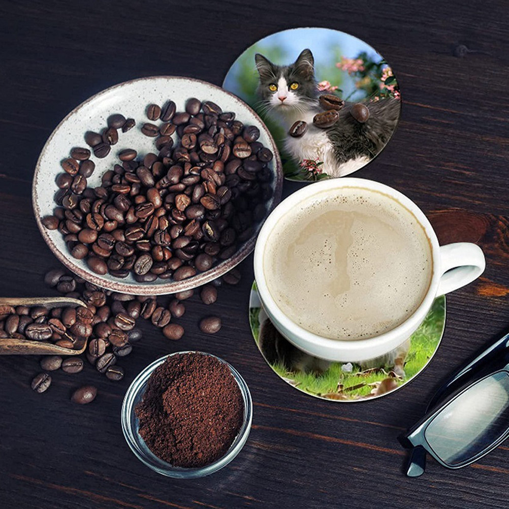 50Pcs Thermal Sublimation Coas - Coaster Sublimation Blank recension och pris