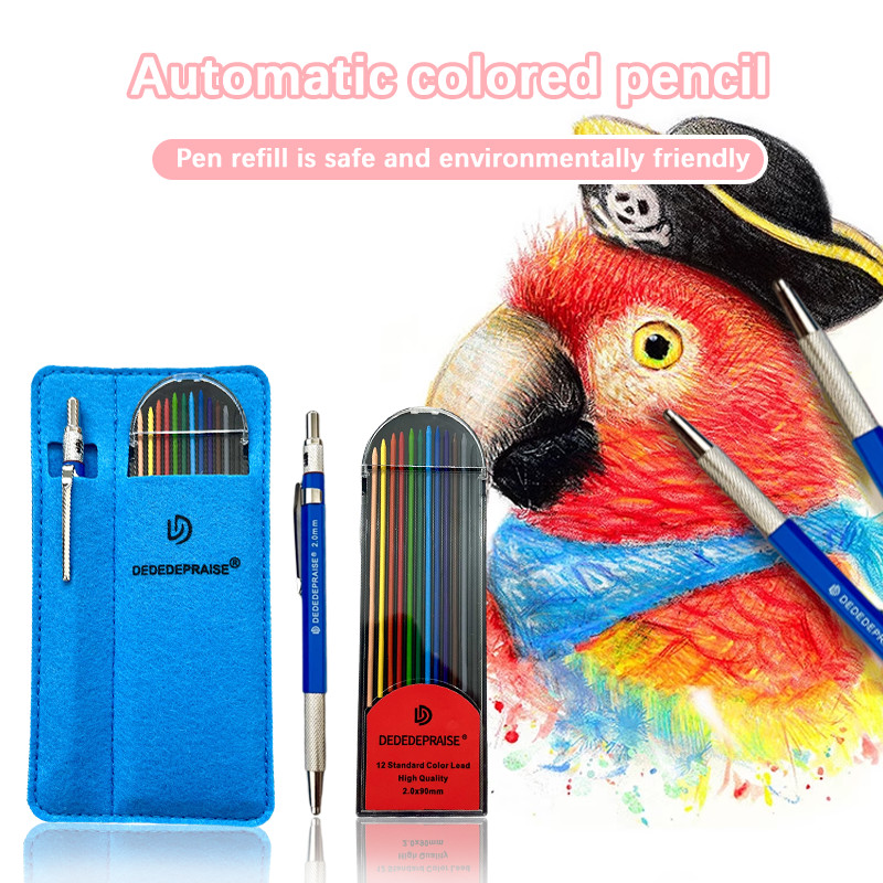 12/24 Colored Leads 2.0mm Mech - Staedtler Pencil Lumocolor recension och pris