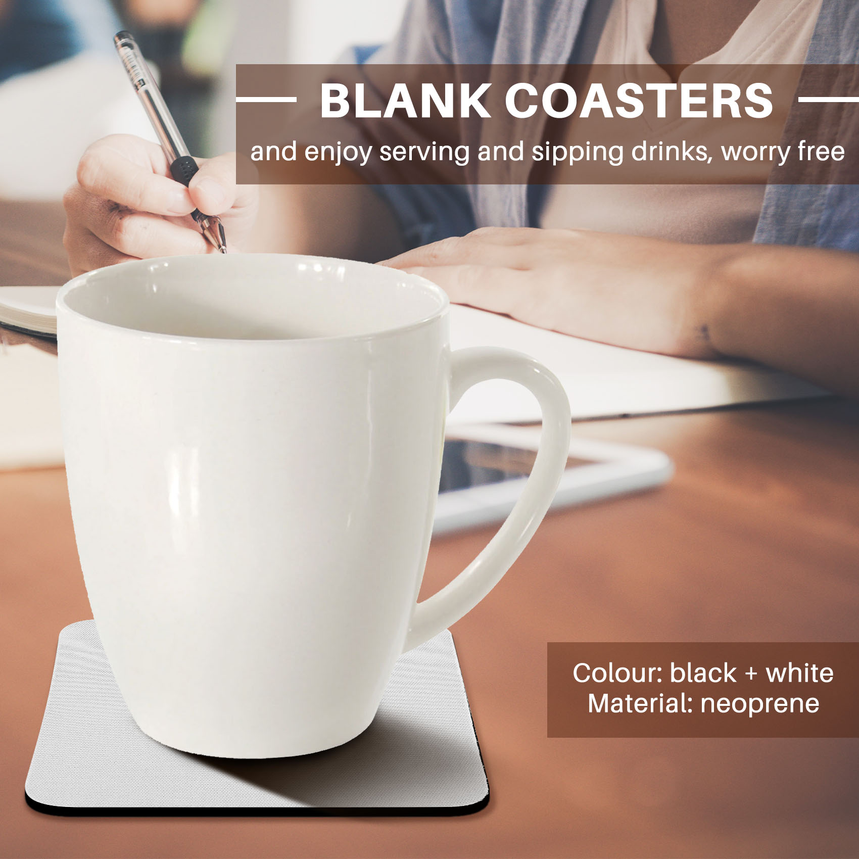 ✱35 Pieces Square Sublimation  - Coaster Sublimation Blank recension och pris