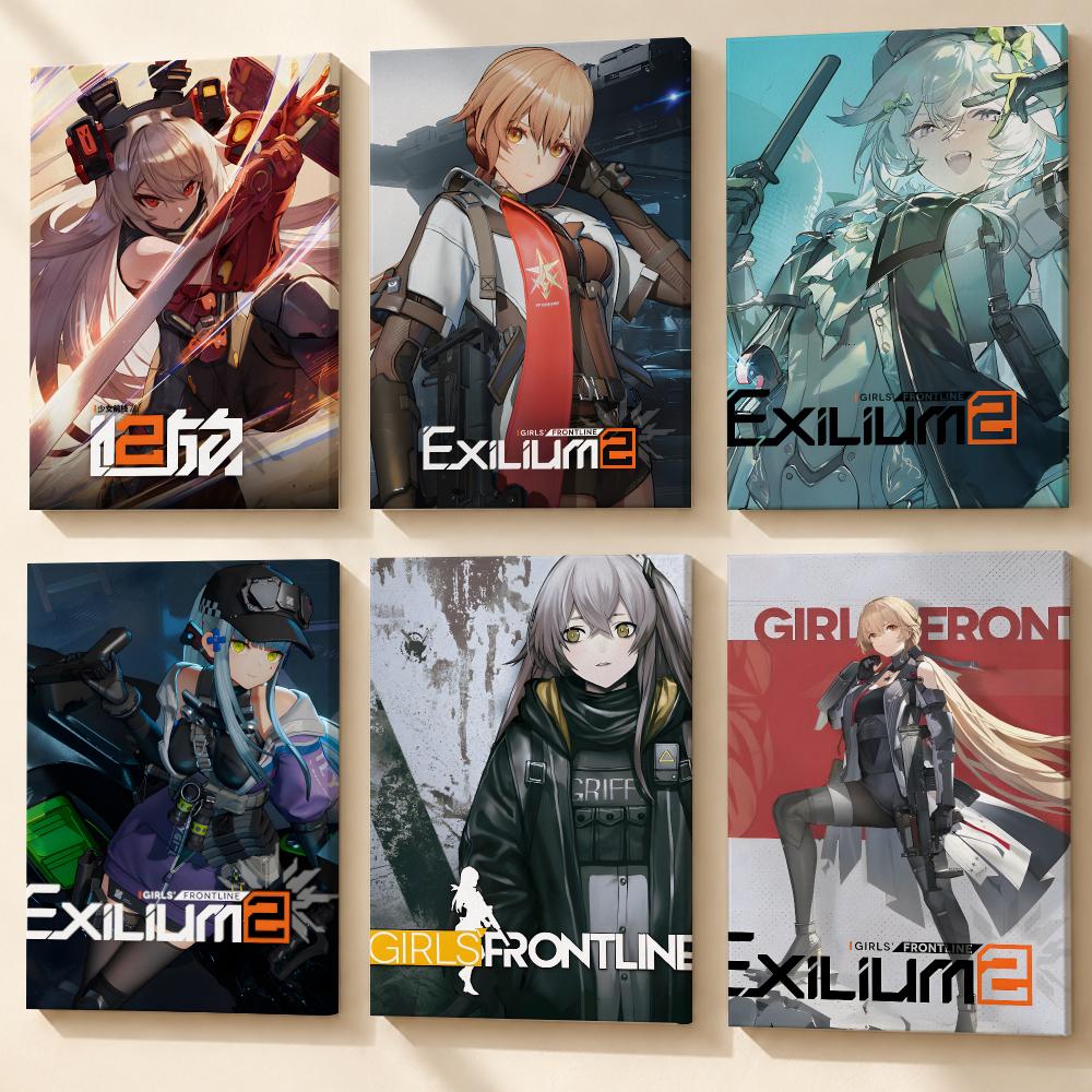 Game Girls' Frontline 2 Exiliu - Canvas Wrap Ready recension och pris