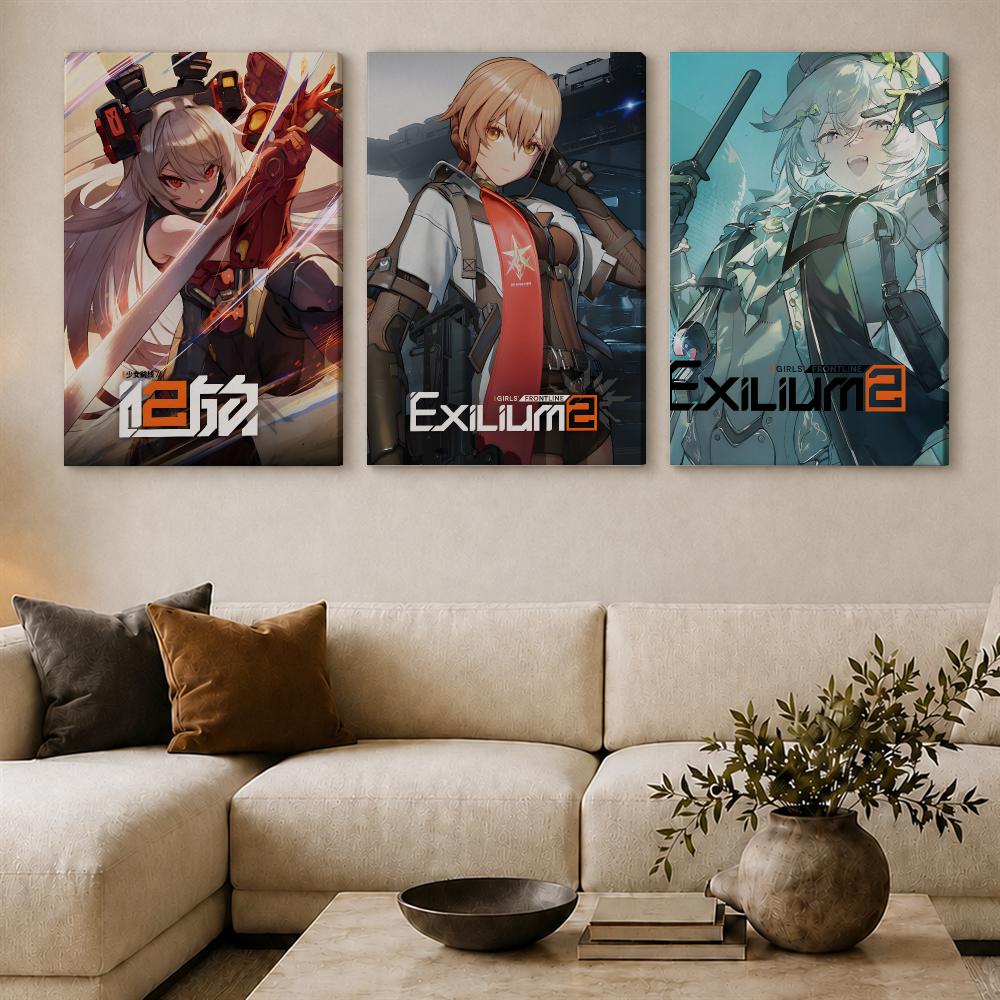 Game Girls' Frontline 2 Exiliu - Canvas Wrap Ready recension och pris