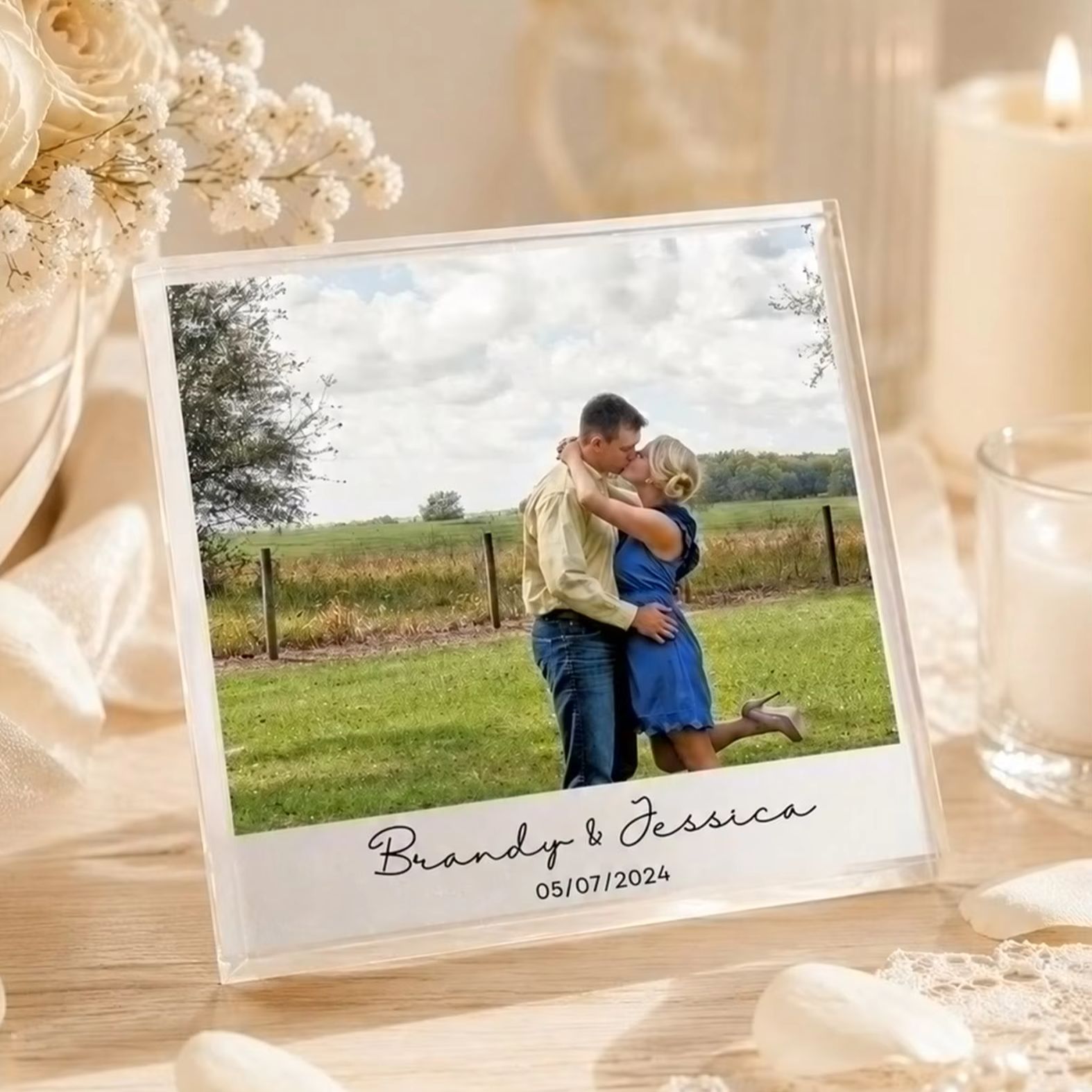 Custom Photo & Text Acrylic Bl - Photo Acrylic Block recension och pris