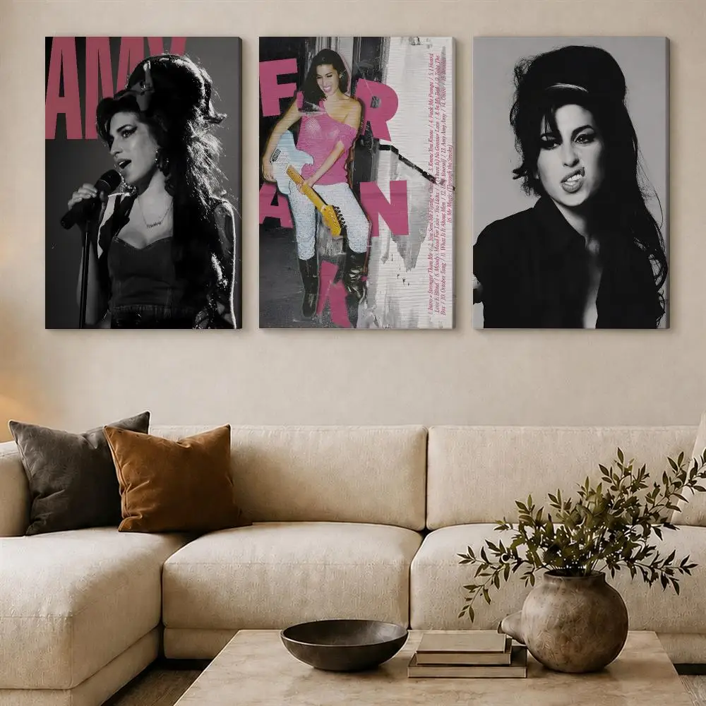 Singer A-Amy Winehouse Paintin - Canvas Wrap Ready recension och pris