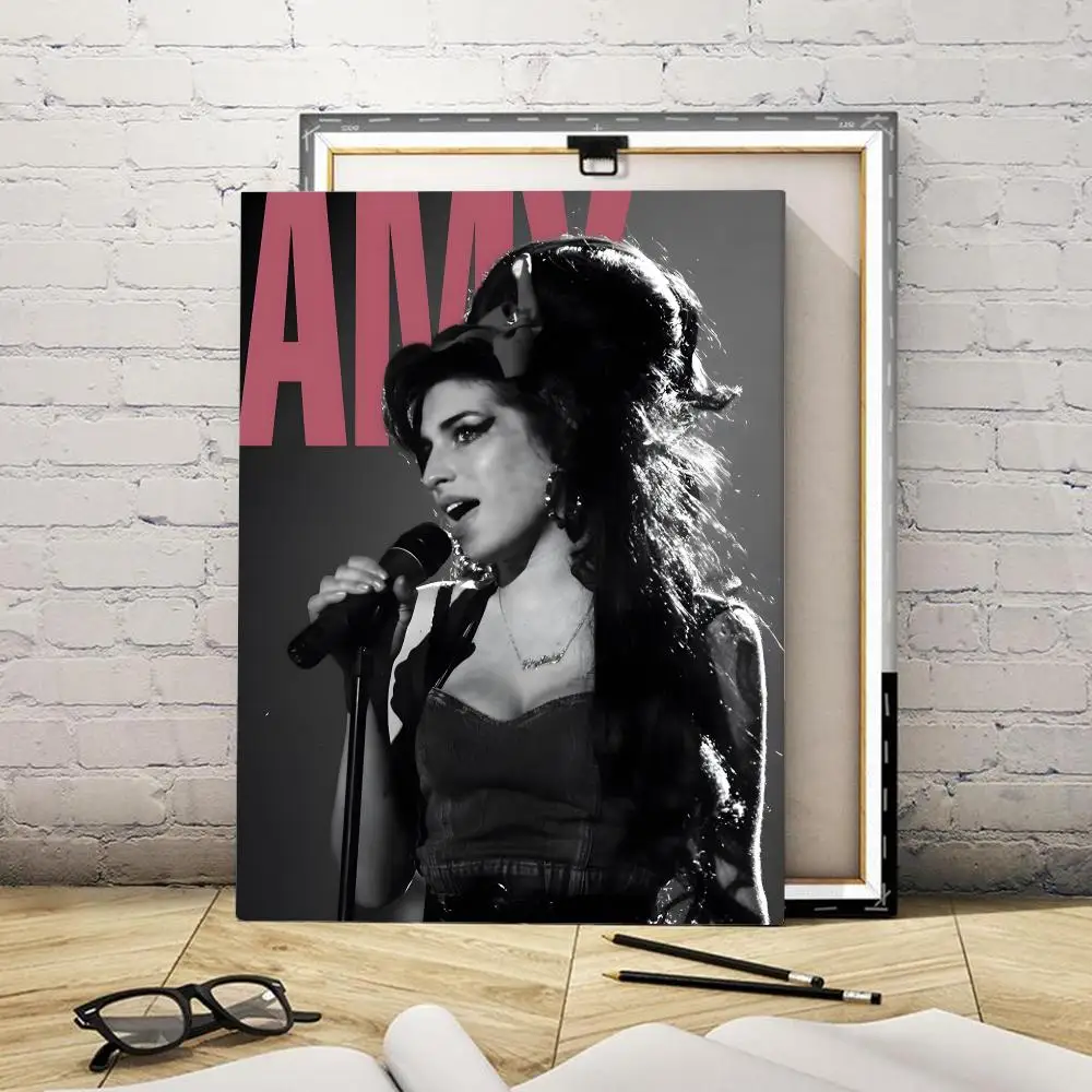 Singer A-Amy Winehouse Paintin - Canvas Wrap Ready recension och pris
