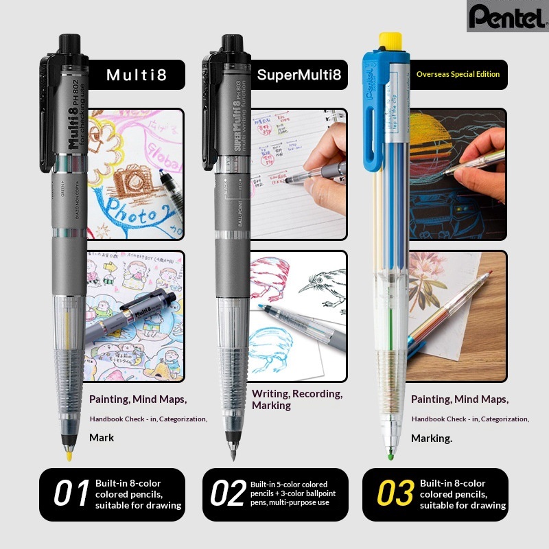 Original Japan Pentel Art Mult - Pentel Pen Energel recension och pris