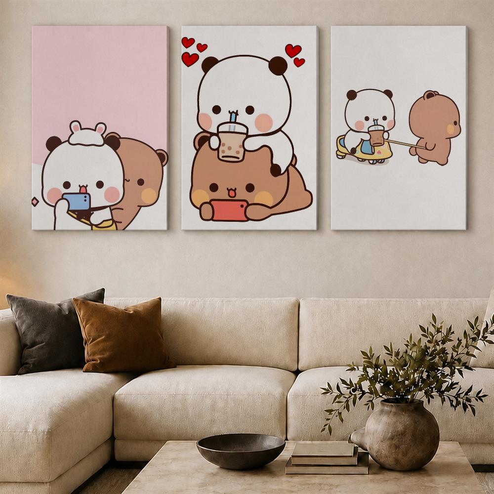 Cute Dudu Bubu Painting Callig - Canvas Wrap Ready recension och pris