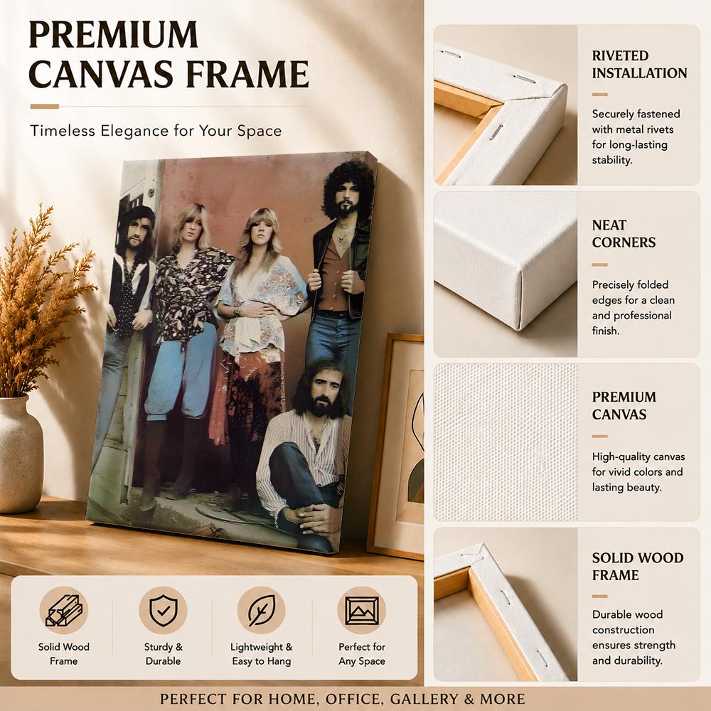 Rock Band F-Fleetwood Mac Pain - Canvas Wrap Ready recension och pris