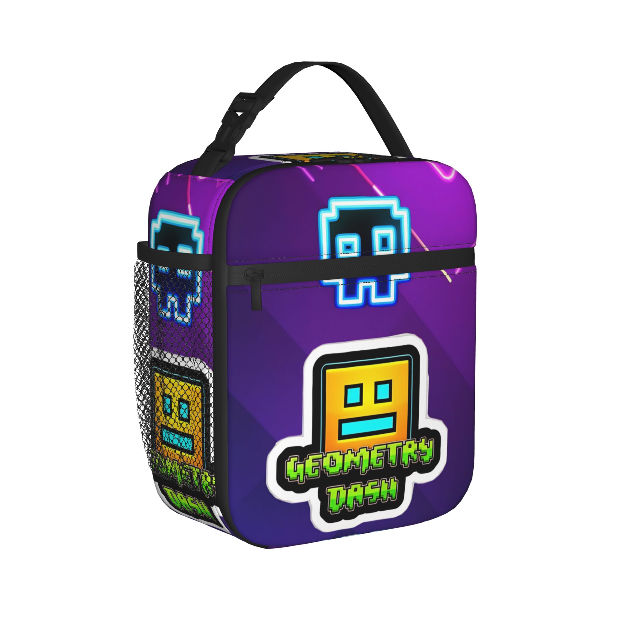 Geometry Dash  Insulated Lunch - Tote Bag Sublimation recension och pris